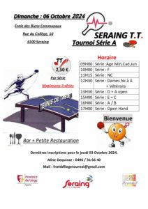 Tournoi A Seraing